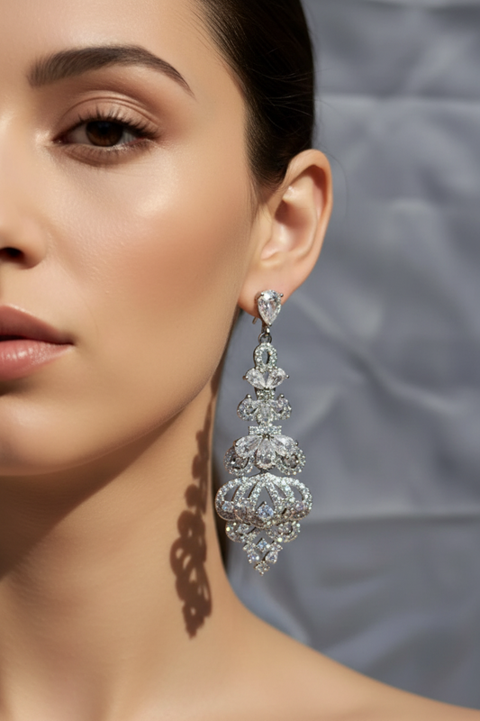 Aros Circones Plata - Valentina