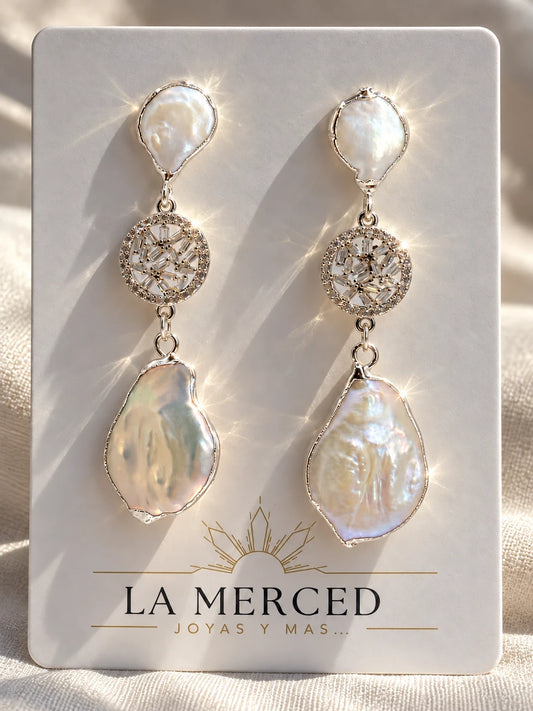 Aros Perla Barroca - Yes I Do Platinum