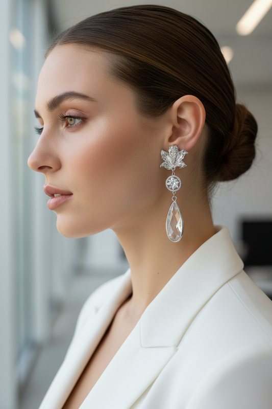 Aros Circones Silver- Bianca