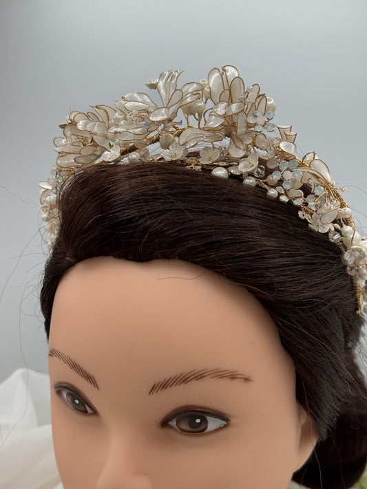 Corona de Novia Flor de Nacar