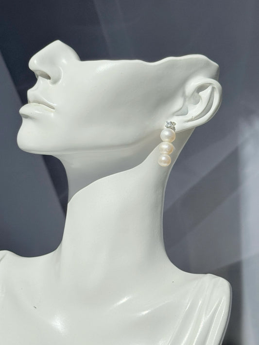 Aros de Perla Natural - Trilogía