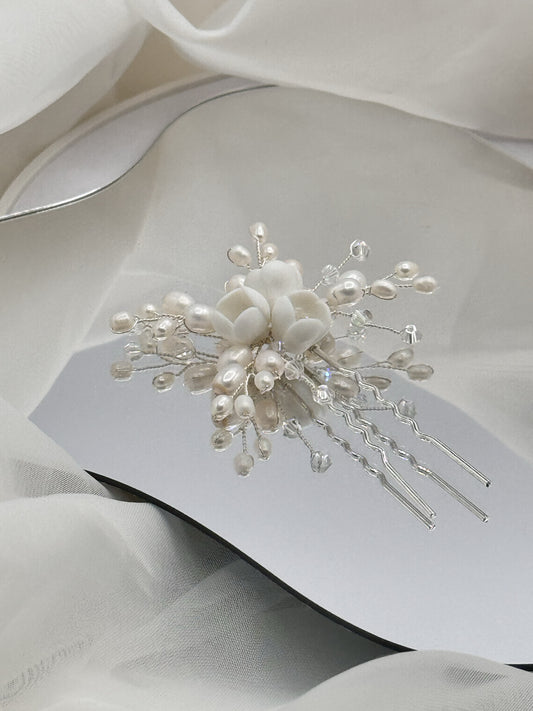 Set de Novia doble Pin - Flor de Luna