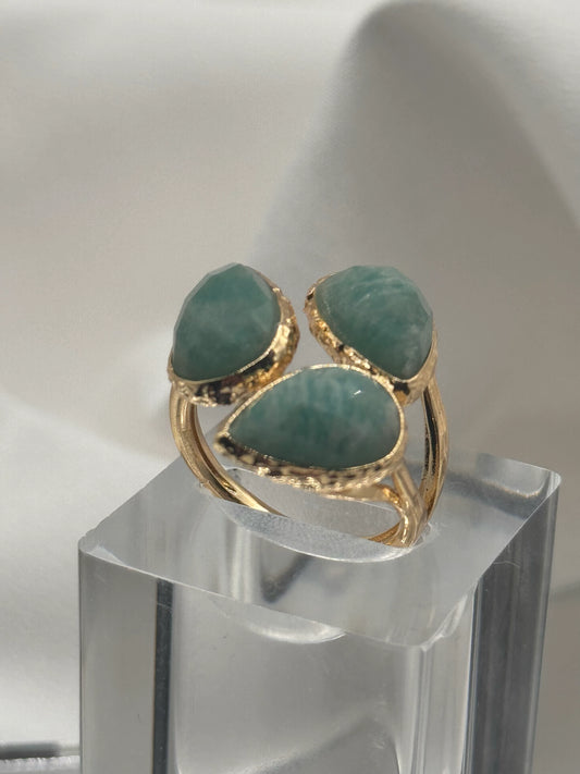 Anillo Trinity Drop - Colección Royal