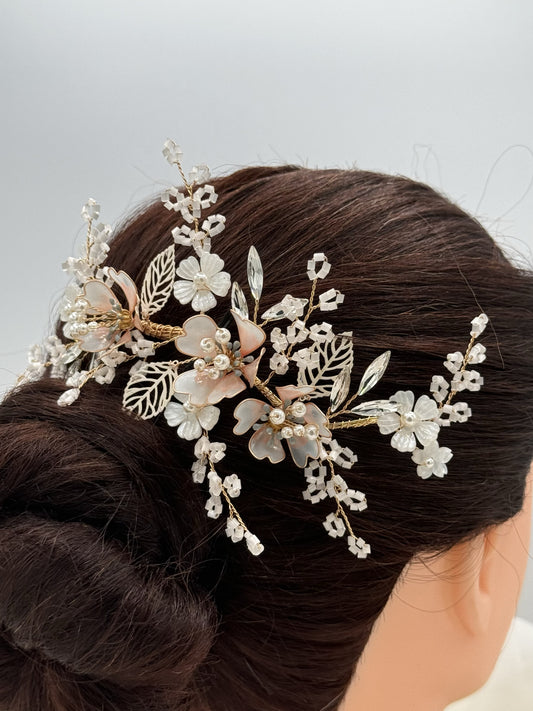 Tocado de Novia - Blush Serenity