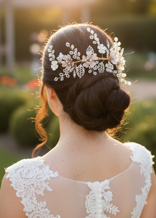 Tocado de Novia - Blush Serenity