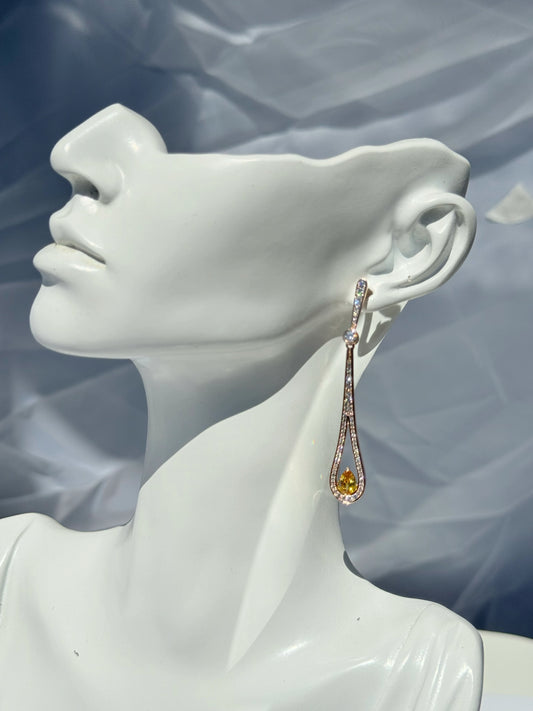 Aros Circones Rose Gold- Solene