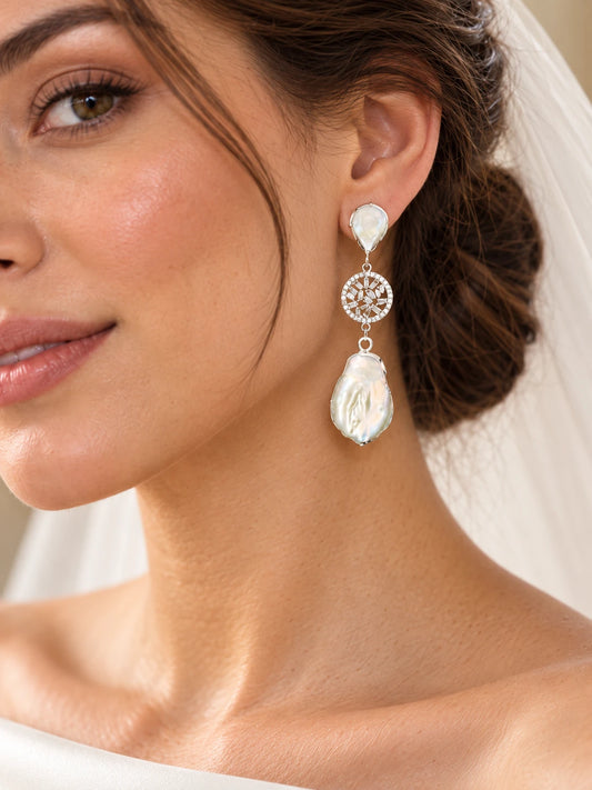 Aros Perla Barroca - Yes I Do Platinum