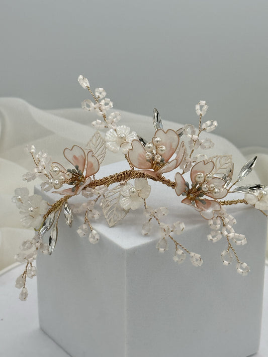 Tocado de Novia - Blush Serenity