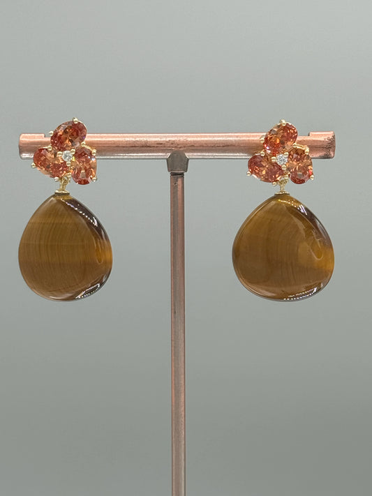 Aros de Piedra Natural - Gota Aurea