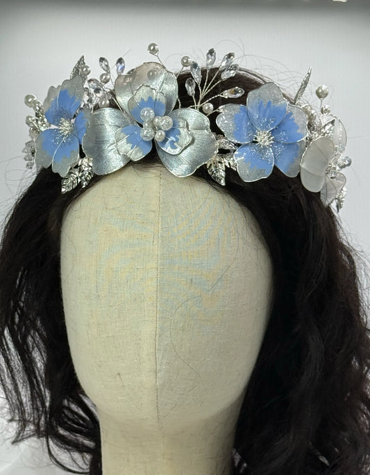 Tocado Flores de Cristal - Ignacia