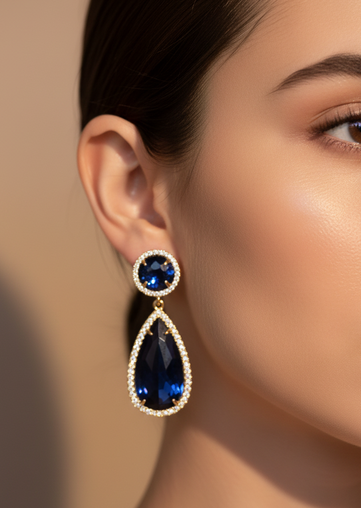 aros azul elegantes para eventos y celebraciones
