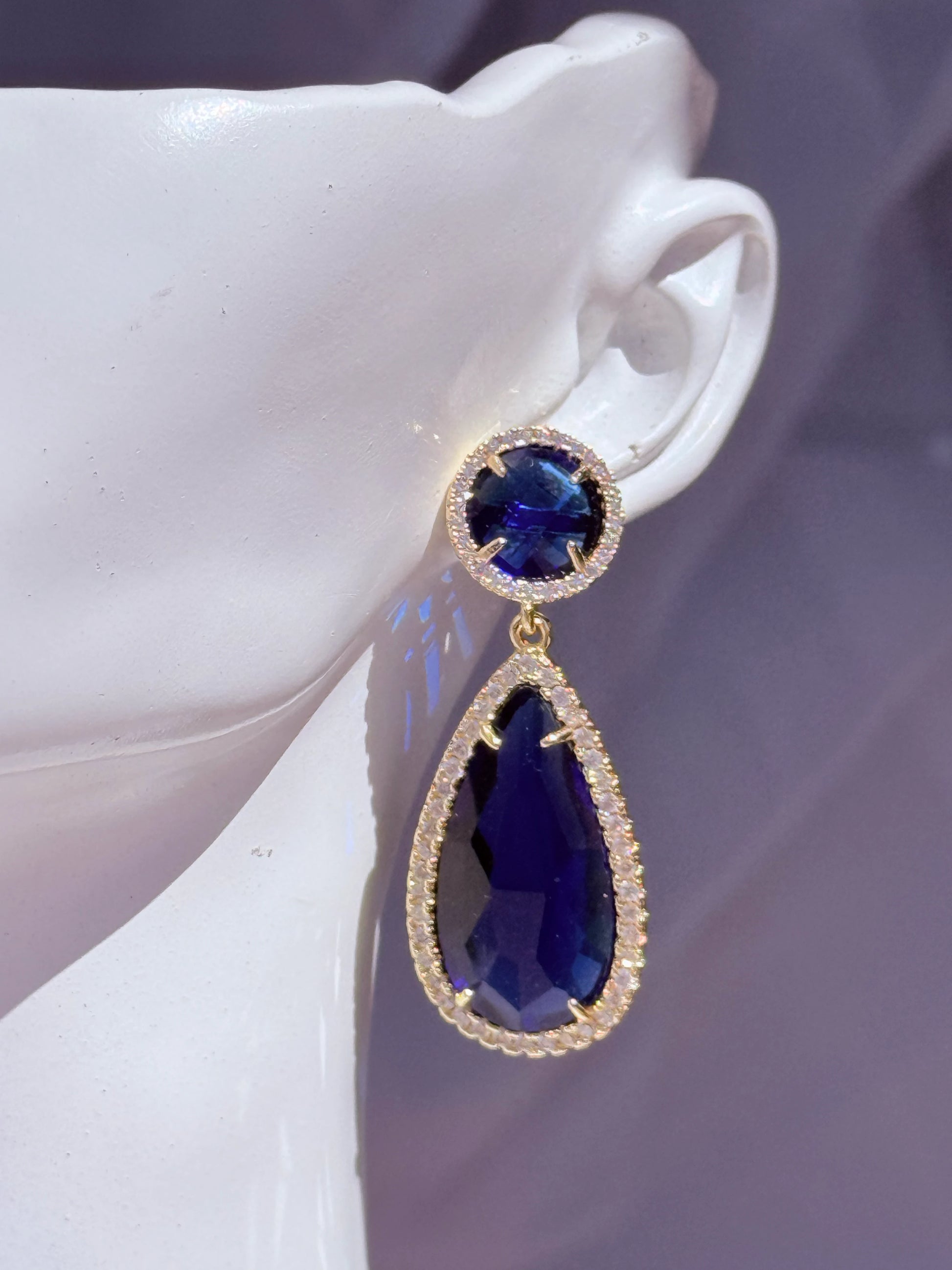 aros azul elegantes para eventos y celebraciones