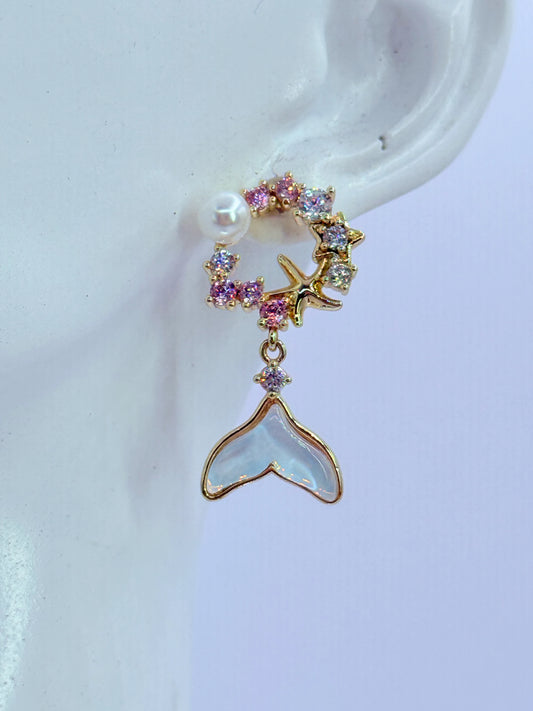 Aros Bañados en Oro - Mermaid Dreams