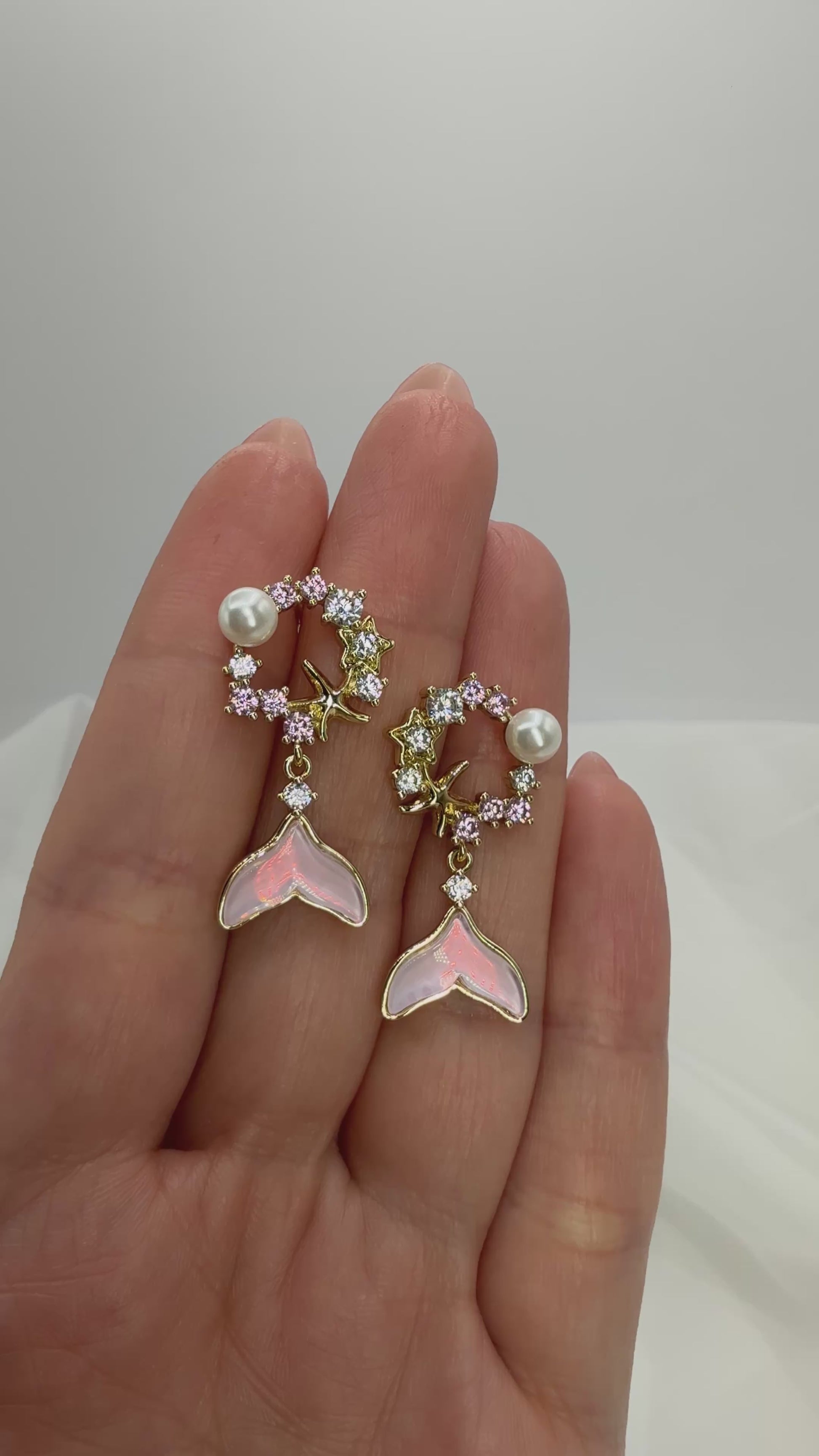 Aros Bañados en Oro - Mermaid Dreams